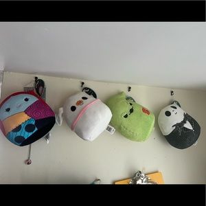 4 Squishmallow Disney Nightmare Before Christmas Stuffed Toys